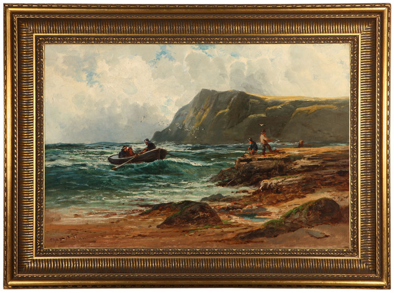 ''Passing Storm'' Fishermen on