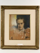 PASTEL- Bust portrait of a you