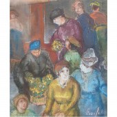 PASTEL, GEORGE BENJAMIN LUKS G