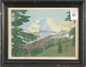 PASTEL, MOUNT RAINIER American