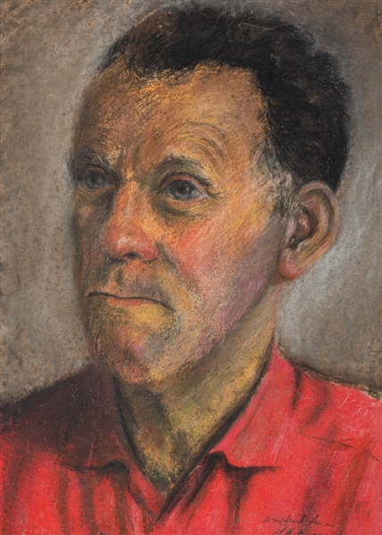 Pastel on paper, attributed, "To My