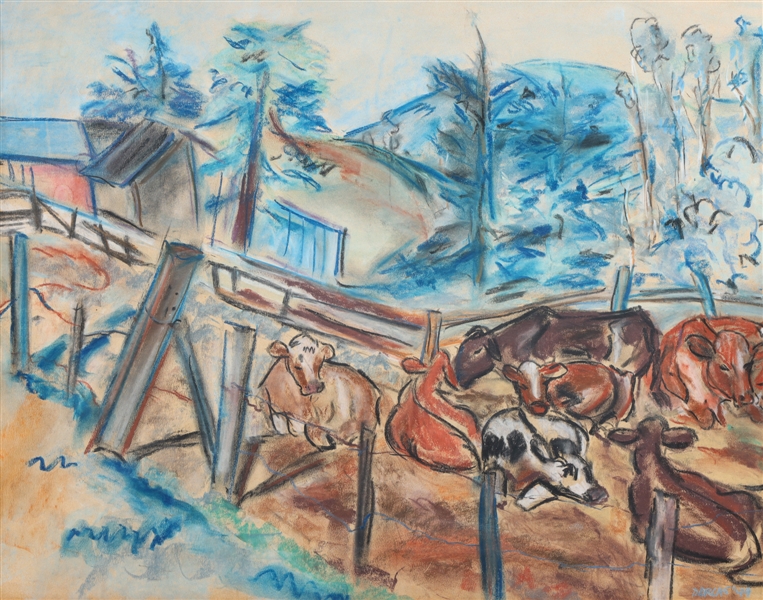 Pastel on paper Dorcas Rosenfeld