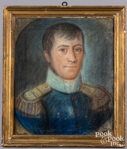 PASTEL PORTRAIT OF A GENTLEMAN IN