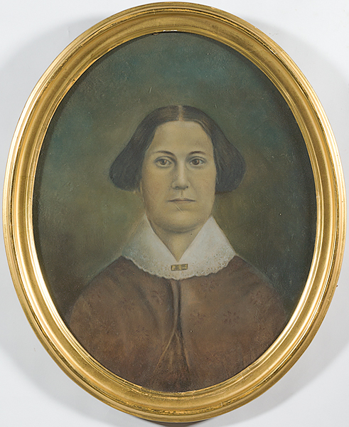 Pastel Portrait of a Woman American
