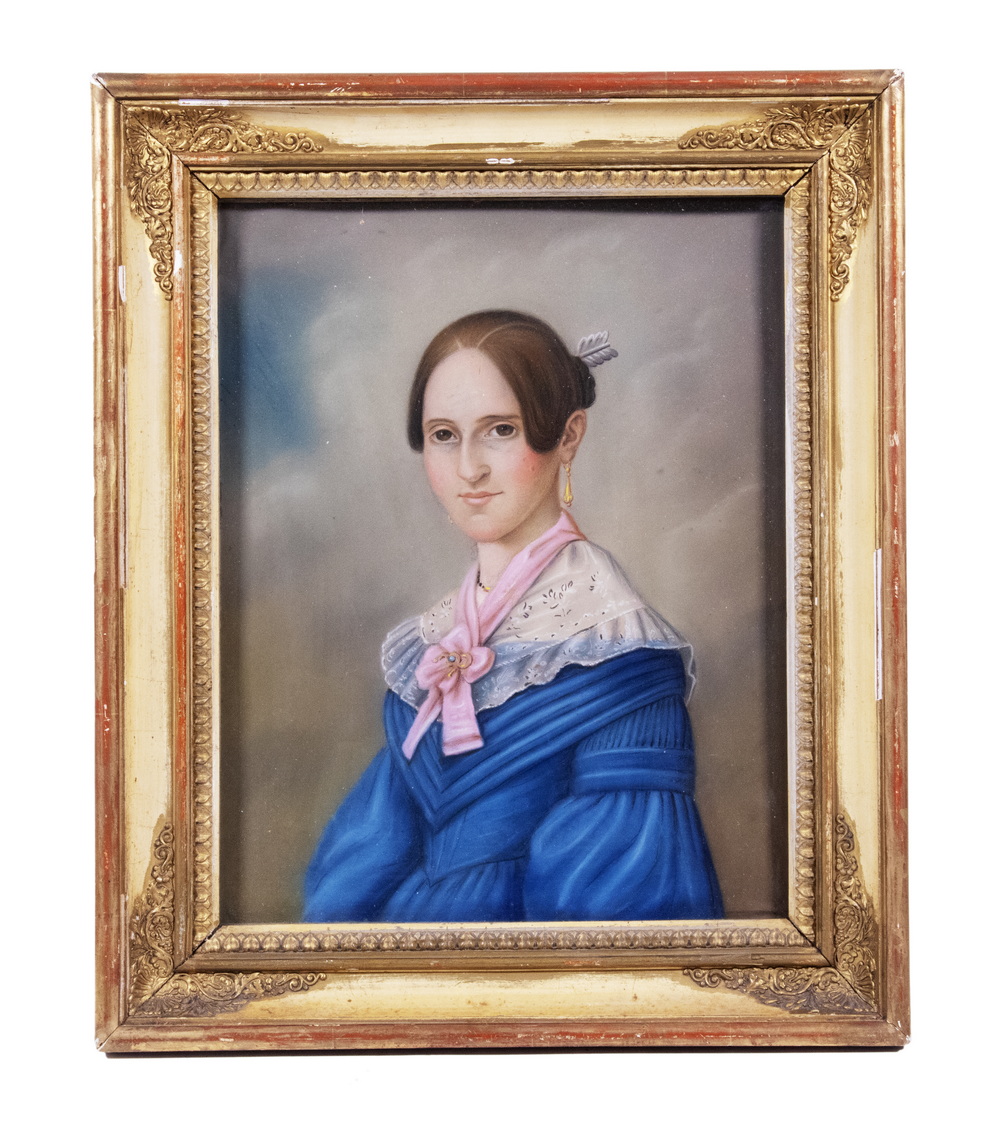 PASTEL PORTRAIT OF A YOUNG GIRL,