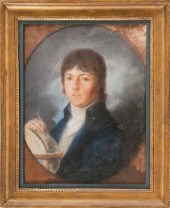 PASTEL PORTRAIT OF A YOUNG MAN