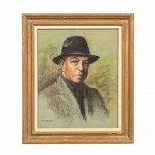 PASTEL PORTRAIT OF ROBERT WOOD