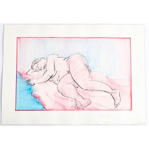 PASTEL SKETCH, ARTIST SIGNED BY