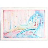PASTEL SKETCH, ARTIST SIGNED B