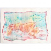 PASTEL SKETCH, ARTIST SIGNED B