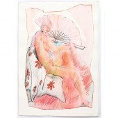 PASTEL SKETCH, ARTIST SIGNED B