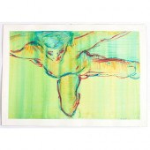 PASTEL SKETCH, ARTIST SIGNED B