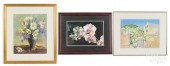 PASTEL STILL LIFE, A GOUACHE,