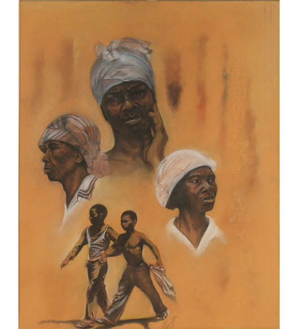 Pastel study, possibly for an