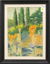 PASTEL, TUSCAN LANDSCAPE Tusca