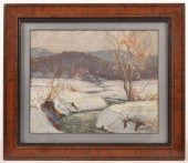 PASTEL WATERCOLOR WINTER STREA