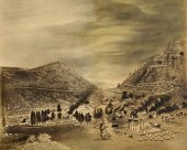 PASTEL/CHARCOAL BATTLE OF CUMB