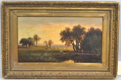 PASTORAL LANDSCAPE SCENE,