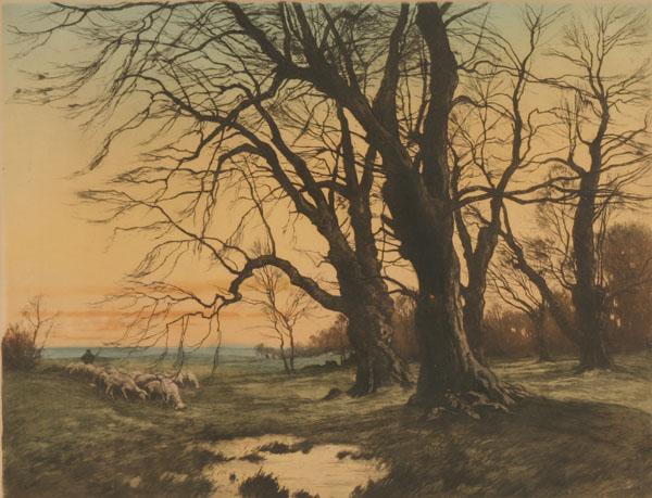 Pastoral landscape, the
