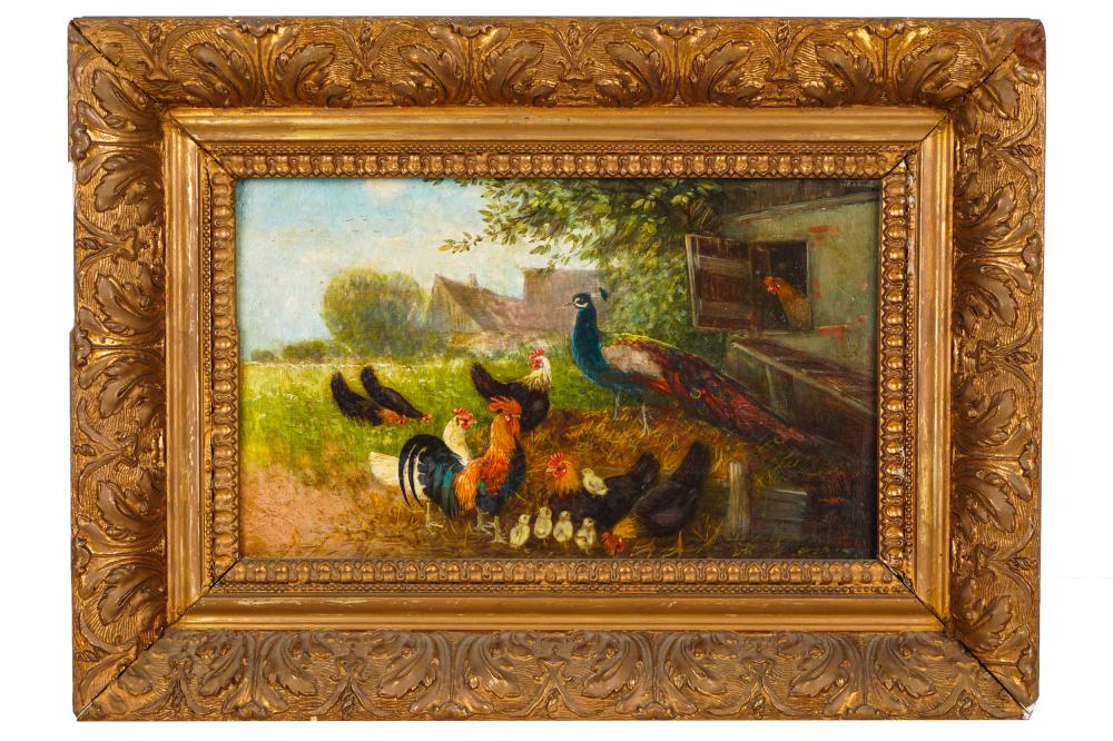 PASTORAL LANDSCAPEoil on wood panel
