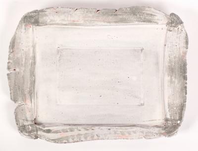 Pat Fuller, a white glazed shaped