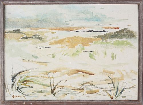 PAT GARDNER OIL ON ARTIST BOARD,