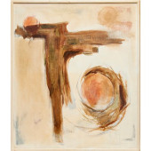 PAT KERR, LARGE OIL ON CANVAS,