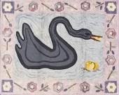 PAT LORING HAND HOOKED WOOL RU