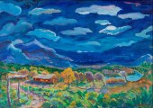 PAT WOODALL, MOON OVER NEW MEX