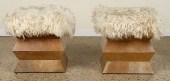 PATAGONIA GOAT COVERED BENCHES