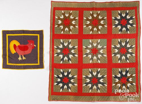 PATCHWORK BLAZING STARS QUILT,