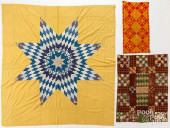 PATCHWORK CRADLE QUILT, 19TH C