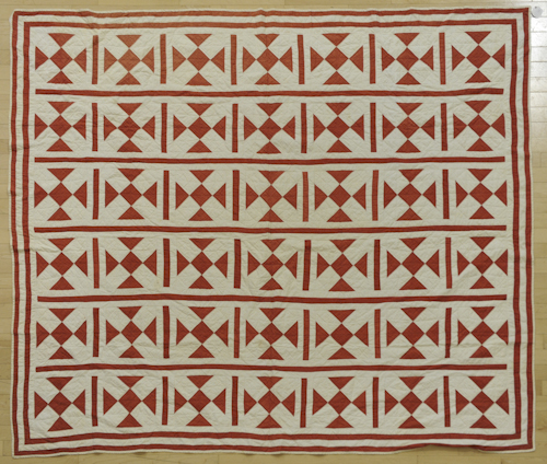 Patchwork friendship quilt early