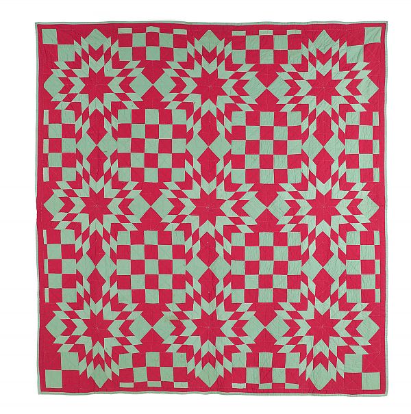 Patchwork quilt early 20th c. 76" x
