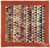 PATCHWORK TRIANGLES QUILT<br>P