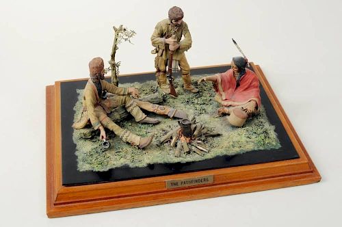 "PATHFINDERS" METAL SCULPTURE,
