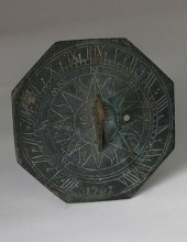 PATINA BRONZE SUNDIAL, CIRCA 1