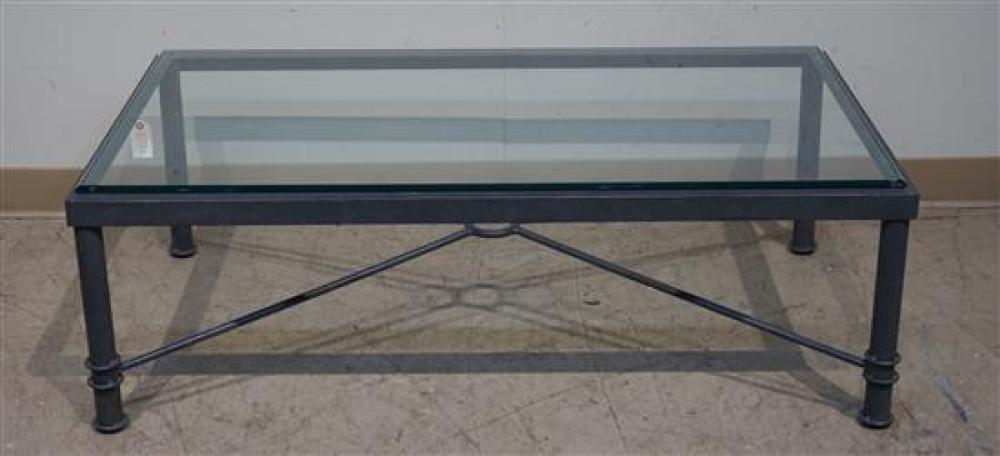 PATINATED ALUMINUM GLASS INSET