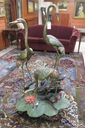PATINATED AND POLYCHROMED BRON