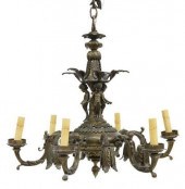 PATINATED BRONZE 12-LT CHERUB