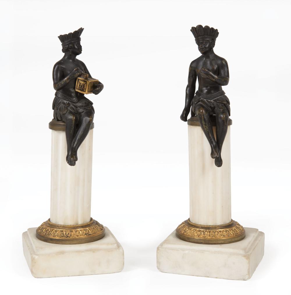 PATINATED BRONZE ALLEGORICAL