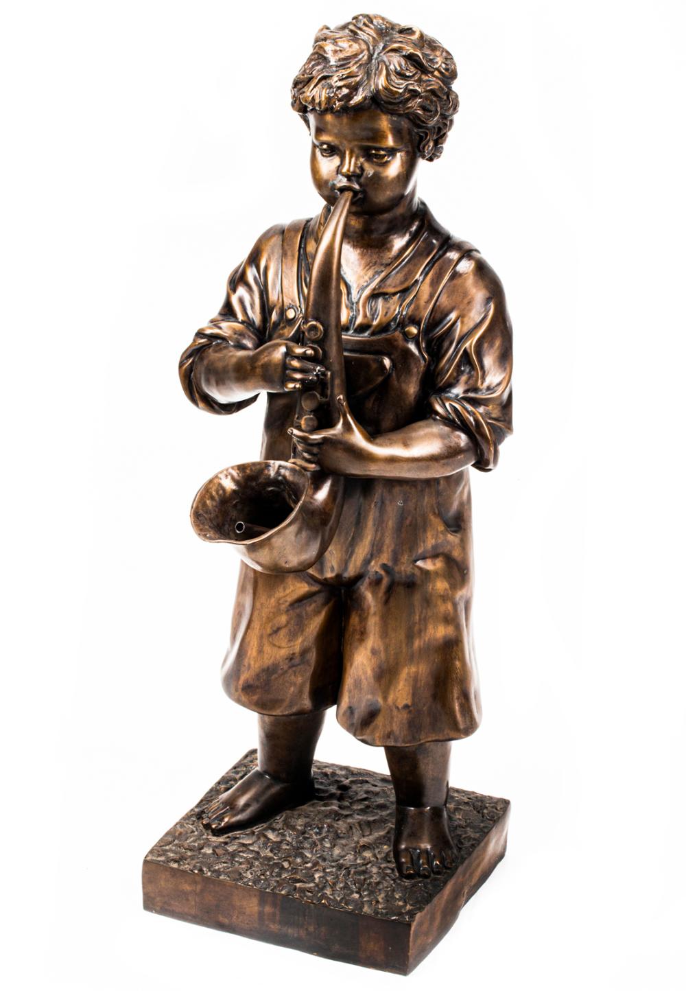 PATINATED BRONZE FIGURAL