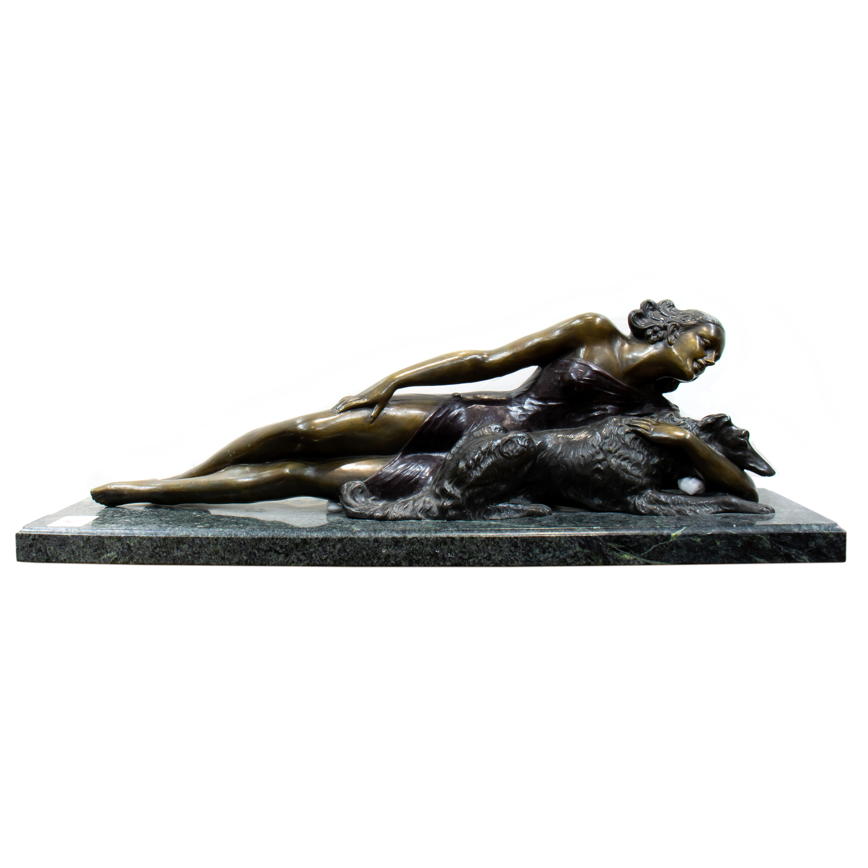 PATINATED BRONZE FIGURAL
