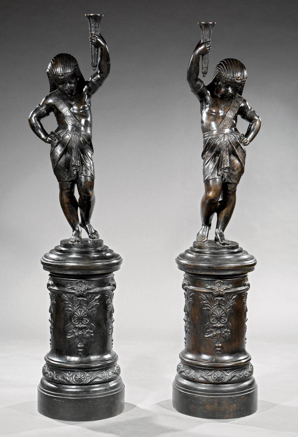 PATINATED BRONZE FIGURAL