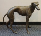 PATINATED BRONZE FIGURE OF A G