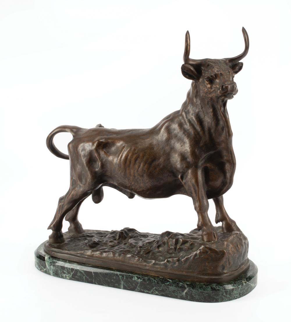 PATINATED BRONZE FIGURE OF "LE