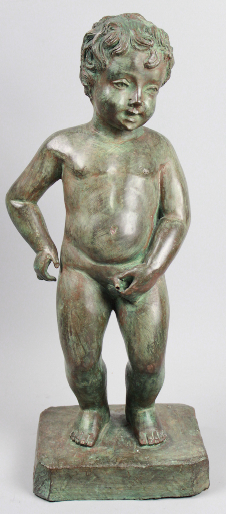 PATINATED BRONZE FOUNTAIN OF