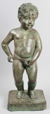 PATINATED BRONZE FOUNTAIN OF '
