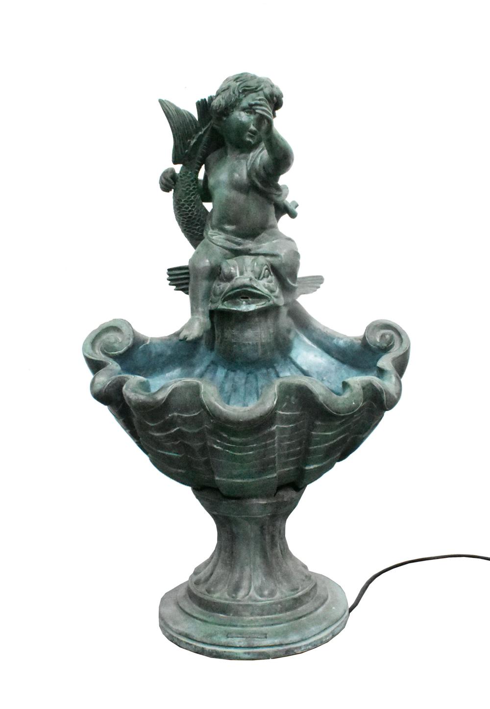 PATINATED BRONZE GARDEN
