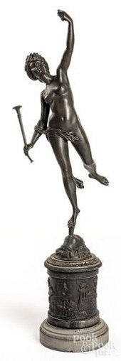PATINATED BRONZE GODDESSPatina
